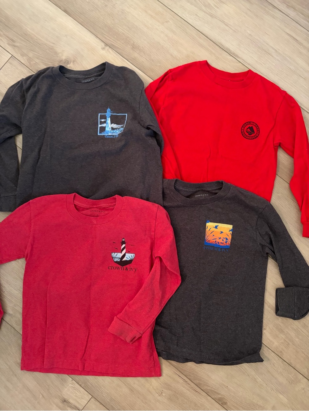 Crown & Ivy / Ocean & Coast Boys Shirt Lot - Longsleeve